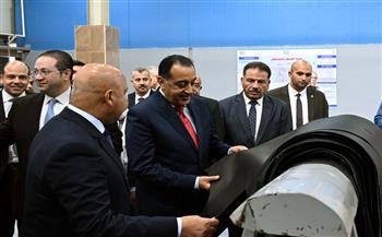 رئيس الوزراء يتفقد مشروع رفع كفاءة وتأهيل مركز تكنولوجيا دباغة الجلود بمدينة الروبيكي