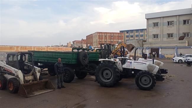 محافظ كفرالشيخ يتابع جاهزية معدات مدينة برج البرلس لمجابهة تداعيات التغيرات المناخية