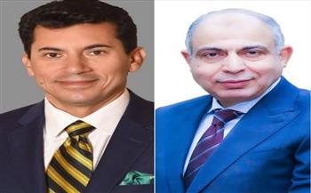 محافظ المنيا يهنئ وزير الرياضة لتوليه رئاسة اللجنة الحكومية الدولية للتربية البدنية والرياضة