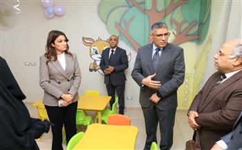 محافظ الجيزة يتفقد الاستعدادات النهائية قبل افتتاح المجمع الخدمي بمساكن روضة السودان 