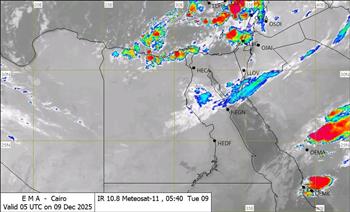 أمطار وتحذير من ضربات برق ورعد.. الأرصاد تكشف تفاصيل حالة الطقس في خلال اليوم 