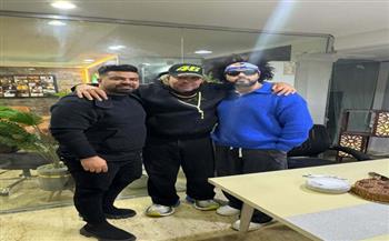 عبد الفتاح الجريني يحتفل بعيد ميلاد المنتج سعيد إمام