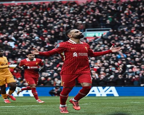 ليفربول يتقدم بثنائية على ولفرهامبتون في الشوط الأول بالدوري الإنجليزي