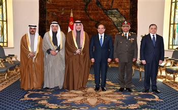 الرئيس السيسي يستقبل الشيخ فهد يوسف سعود الصباح النائب الأول لرئيس مجلس الوزراء  بدولة الكويت 