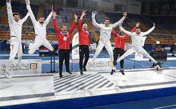 وزير الرياضة يهنئ منتخب الناشئين بذهبية كأس العالم لسيف المبارزةا صور 