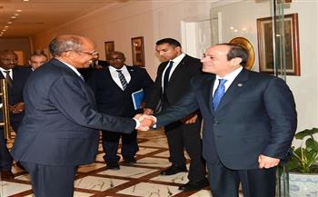 الرئيس السيسي يستقبل وزير الشؤون الخارجية والتعاون الدولي بجمهورية جيبوتي