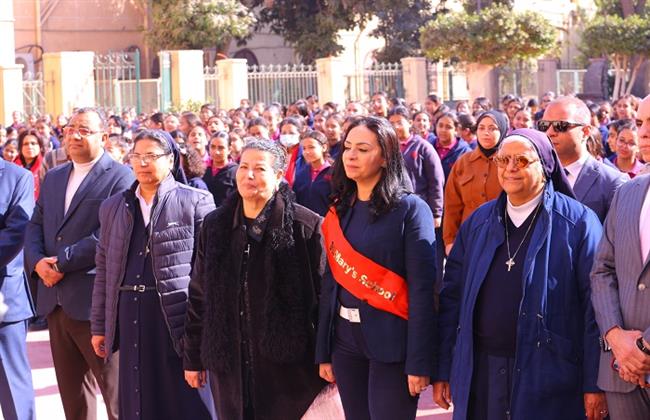 وزيرة التضامن تزور مدرسة راهبات الراعي الصالح للغات بإدارة شبرا التعليمية   