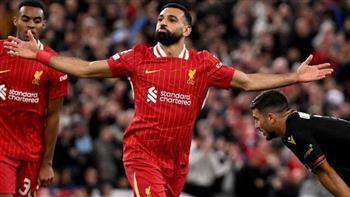 ليفربول يتغنى بالأرقام القياسية للفرعون المصري محمد صلاح 