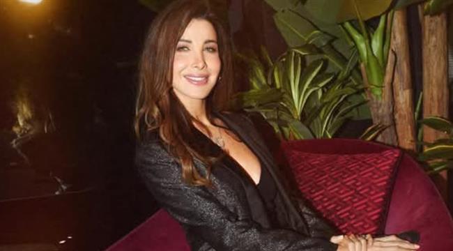 أناقة نانسي عجرم باللون الأسود في دبي