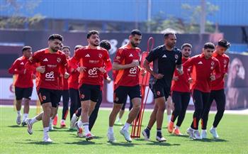 الأهلي يبدأ الاستعداد لمباراة طلائع الجيش في الدوري الممتاز