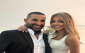 أحمد سعد يختار زوجته عليا بسيوني مديرة لأعماله 