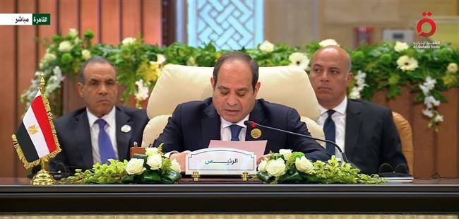 الرئيس السيسي: مصر ترفض تهجير الفلسطينيين انطلاقًا من موقفها التاريخي الداعم لحقوقهم 