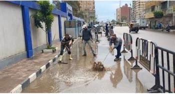 أمطار رعدية متقطعة على سواحل كفر الشيخ