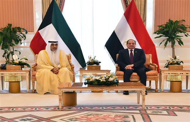 الرئيس السيسي يستقبل النائب الأول لرئيس مجلس الوزراء الكويتي| صور