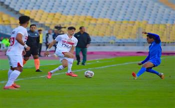 الدقيقة 75.. الزمالك يحافظ على تقدمه بهدف في شباك سموحة