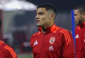 مصطفي العش يقود الجبهة اليسرى للأهلي ضد صن داونز في دوري أبطال أفريقيا  