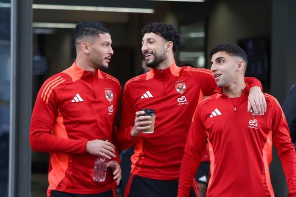 شاهد تدريبات الأهلي استعدادًا لمواجهة صن داونز بدوري أبطال أفريقيا  