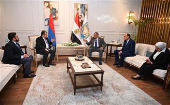 محافظ جنوب سيناء يبحث مع سفير أرمينيا سبل التعاون بين الجانبين
