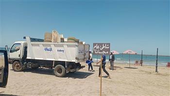 محافظ دمياط يتابع جاهزية شواطئ رأس البر استعدادا لأعياد الربيع