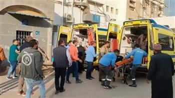 مصرع 3 أشخاص وإصابة 4 آخرين في تصادم مروع بالتجمع الخامس