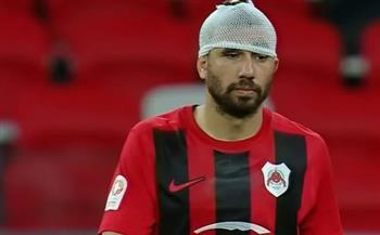 إصابة محمود تريزيجيه في مباراة الريان وقطر في الدوري