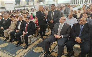 محافظ بني سويف يشهد قداس عيد القيامة بمطرانية ببا