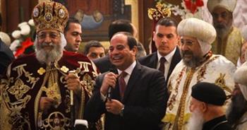   الرئيس السيسى والكنيسة..  عهد إنسانى جديد