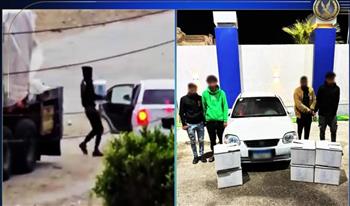 الداخلية تكشف ملابسات فيديو سرقة كراتين مواد غذائية من مقطورة نقل بشمال سيناء
