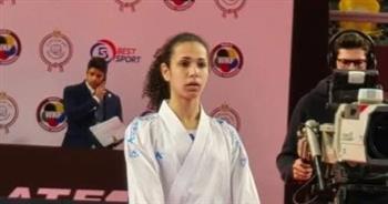ريم سلامة تتوج ببرونزية الدوري العالمي للكاراتيه بالقاهرة