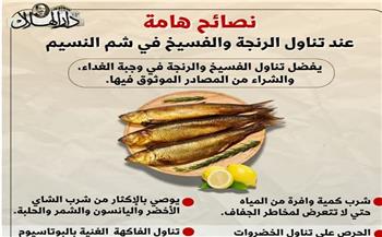 نصائح هامة عند تناول الرنجة والفسيخ في شم النسيم  (انفوجراف)