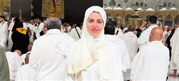 هبة مجدي تؤدي مناسك العمرة:" اللهم تقبل منا"