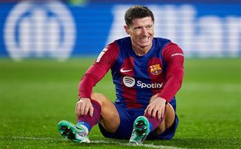 برشلونة: ليفاندوفسكي خارج الكلاسيكو الإسبانى 