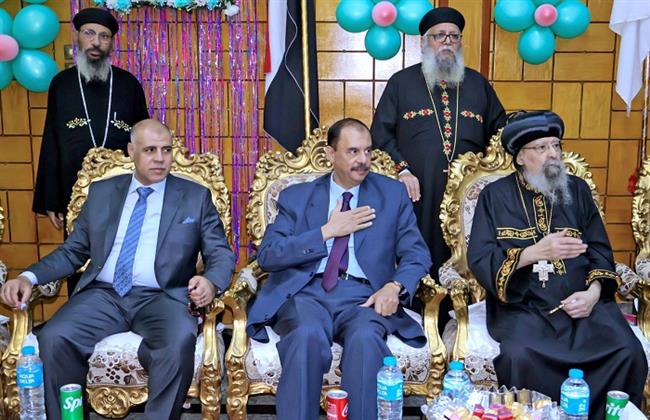 محافظ سوهاج يزور مطرانيات البلينا وجرجا