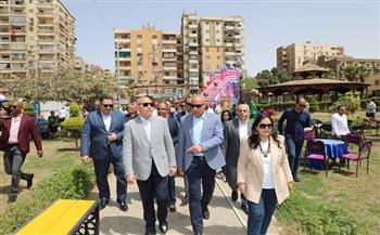 محافظ القاهرة يشارك المواطنين احتفالهم بشم النسيم بافتتاح حديقة الست خضرة بحلوان
