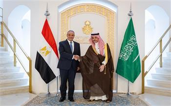 وزيرا خارجية السعودية ومصر يتوافقان على رفض تهجير الفلسطينيين ويبحثان الخطة العربية الإسلامية لإعادة إعمار غزة