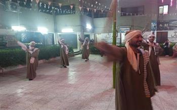 عرض فرقة ملوي للفنون الشعبية بناديها الرياضي