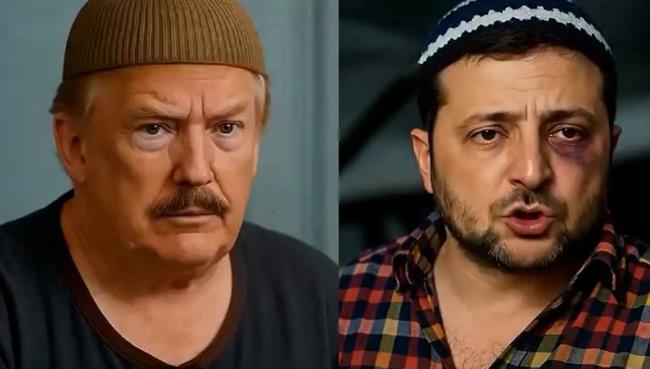 الحق هو اللي يمشي!.. ترامب و زيلينسكي على طريقة فيلم "الفرن"