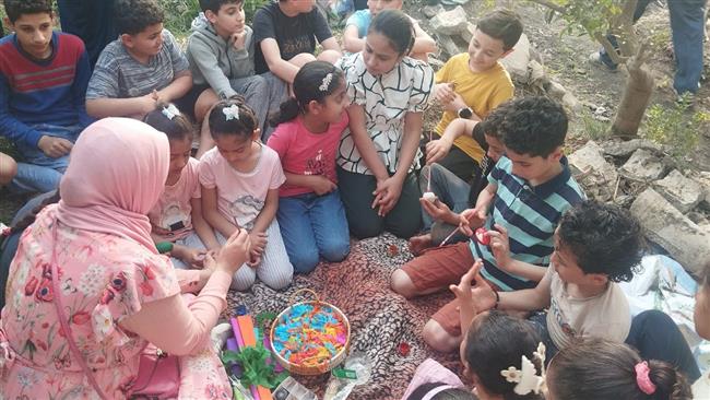 قصور الثقافة تحتفل بعيد الربيع بقرية الجديدة بمنيا القمح