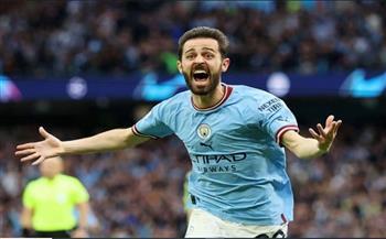 برناردو سيلفا يخطف هدف التقدم للسيتى على استون فيلا بالدورى الانجليزى 
