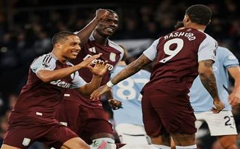 راشفورد يدرك التعادل لأستون فيلا بمرمى مانشستر سيتي بالدوري الإنجليزي