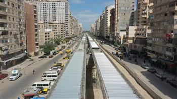 "النقل" تنشر أحدث تصوير جوي لتقدم أعمال تنفيذ مشروع المرحلة الأولى من مترو الإسكندرية