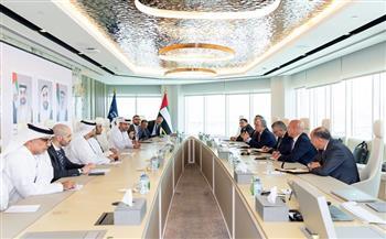 وفد اقتصادية قناة السويس يبحث مع رئيس مواني أبوظبي تعزيز التعاون الثنائي
