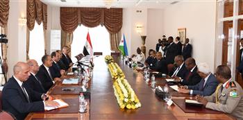 الرئيس السيسي ونظيره الجيبوتي يؤكدان رفضهما لأي محاولات تهدد وحدة وسيادة السودان الشقيق