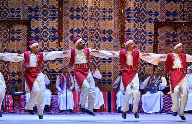 عروض فلكلورية مبهجة لفرقتي الوادي الجديد والغردقة في ملتقى سيناء الأول لفنون البادية 