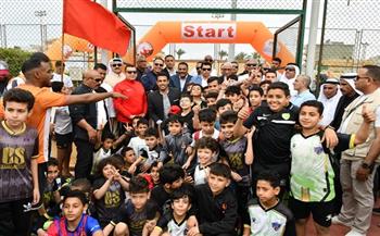 وزير الرياضة ومحافظي شمال سيناء ومطروح يوزعون جوائز مهرجان من أجل التنمية    