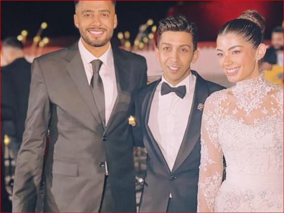 "أتمنى لهما حياة مليئة بالحب".. عصام السقا يهنئ ليلى زاهر وهشام جمال بزواجهما 