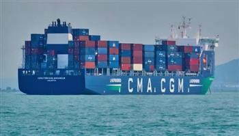 ميناء الإسكندرية يستقبل سفينة حاويات صديقة للبيئة