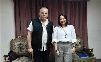 لقاء الخميسي تنضم فريق عمل مسرحية "الملك وأنا" على مسرح البالون