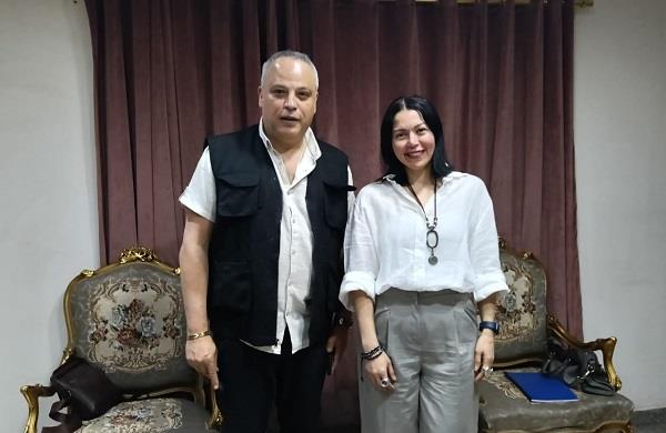 لقاء الخميسي تنضم فريق عمل مسرحية "الملك وأنا" على مسرح البالون  