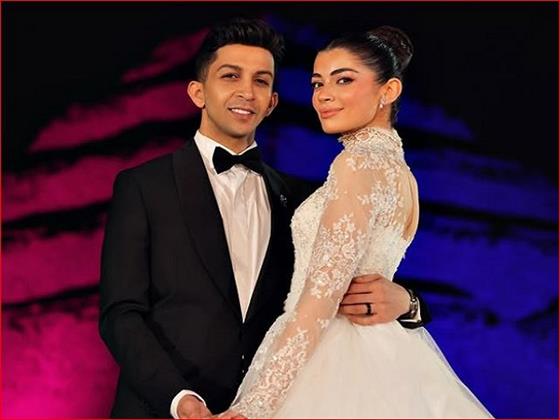 "ربنا يبعد عنكم العين".. ليلى علوي تهنئ هشام جمال بزواجه من ليلى زاهر  